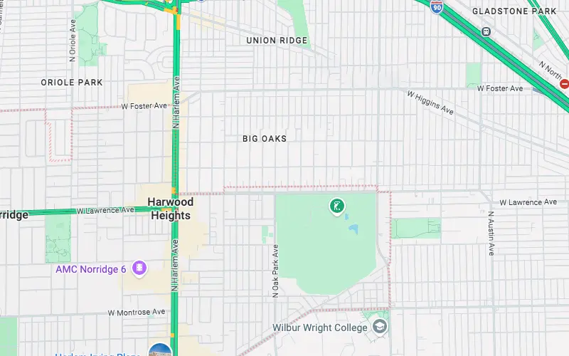 Downtown Chicago map preview